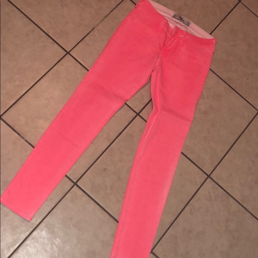 Hollister hot pink pants
